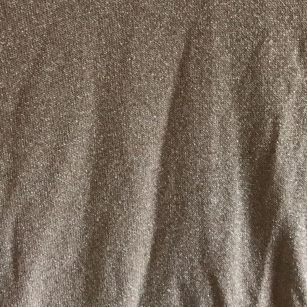 Throw Costa Spa Gold Glitter Turtleneck Tunic S